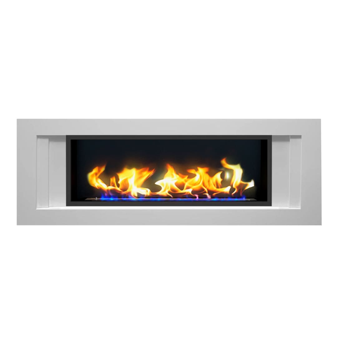 Биокамин в линейном портале "Русский огонь" Лайн с декоративным стеклом (стемалитом) по цене 101 650 руб.