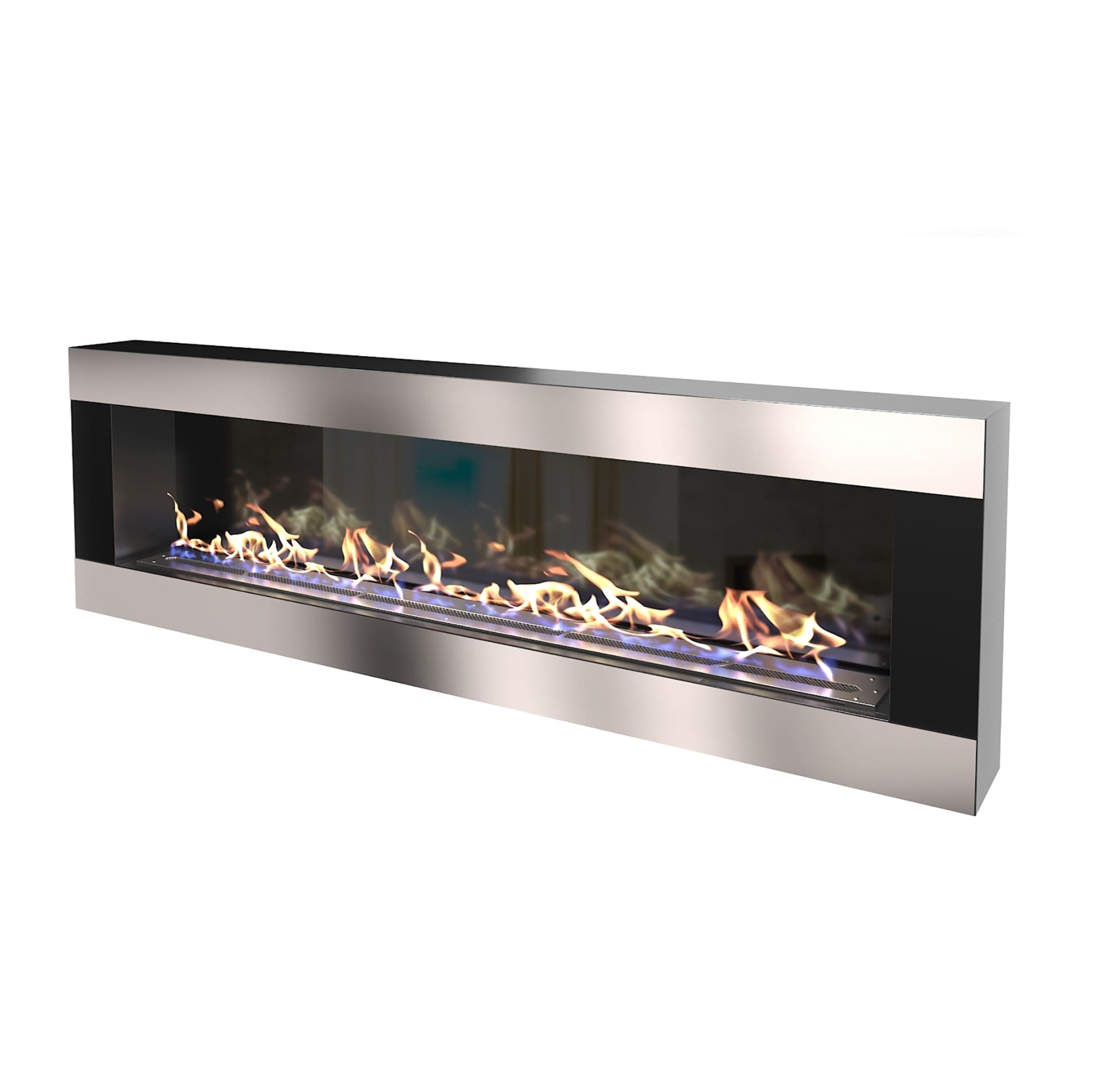 Биокамин "Русский огонь" Модерн 1500N настенный с защитным и декоративным стеклом по цене 66 350 руб.