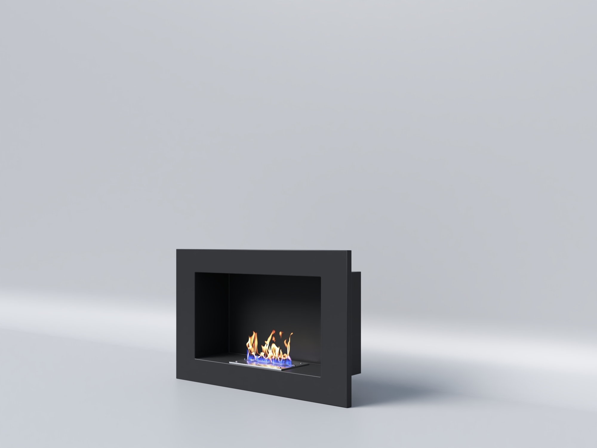 Биокамин "Русский огонь" Лайт 980V встраиваемый с декоративным стеклом (стемалитом) по цене 26 750 руб.