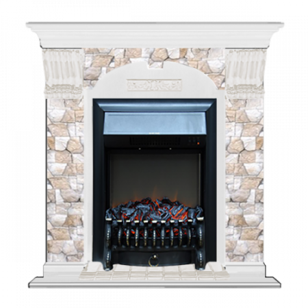 Арочный Арбат (белый)+Fobos Black