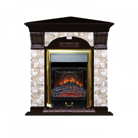 Арочный Арбат угловой (венге)+Majestic Brass