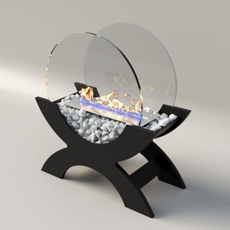 Биокамин "Русский огонь" Император черный по цене 21 800 руб.