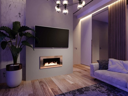 Биокамин "Русский огонь" Барокко 800V встраиваемый по цене 32 900 руб.