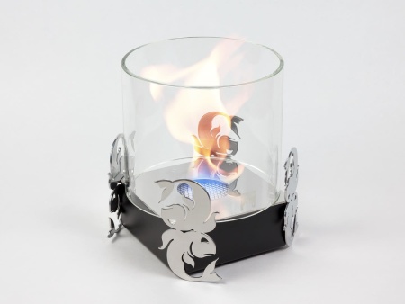Настольный биокамин Lux Fire Зодиак "Рыбы" Чёрный по цене 15 000 руб.