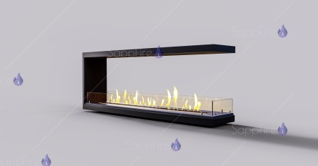 Встраиваемый торцевой сквозной очаг 800 SappFire по цене 42 900 руб.
