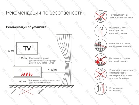 Встроенный биокамин Lux Fire Кабинет 1130 S Встроенный биокамин Lux Fire Кабинет 1130 S по цене 60 390 руб.