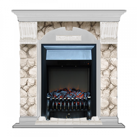 Арочный Карелия (беленый дуб)+Fobos Black Арочный Карелия (беленый дуб)+Fobos Black